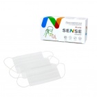 Маски 3х слойные Sense медицинские на  резинках