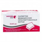Спиртовые салфетки для инъекций 30 х 65 мм (№ 100) 