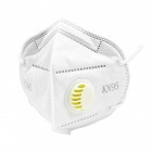 Респиратор KN95  (FFP2) с клапаном выдоха белый