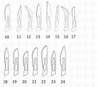 Лезвие одноразовое для скальпеля