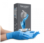  Перчатки нитриловые Benovy голубые (размер М)