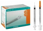 Шприц 1 мл одноразовый (инсулиновый)  Omnican 100 (B.Braun)