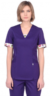 Костюм медицинский "Совушки" (фиолетовый) фото 1941