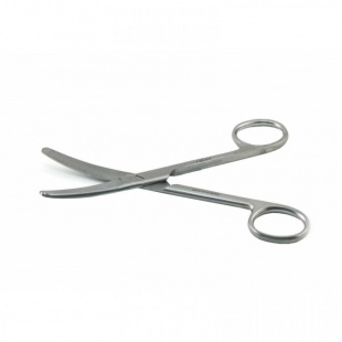 Ножницы вертикально-изогнутые  140 мм тупоконечные  фото 818