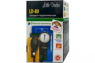 Механический тонометр LD-80 (Little Doctor) c 3мя детскими манжетами фото 2056