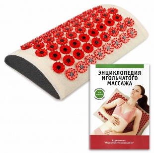 Аппликатор Тибетский Кузнецова  - Валик для поясницы (красный) фото 2601