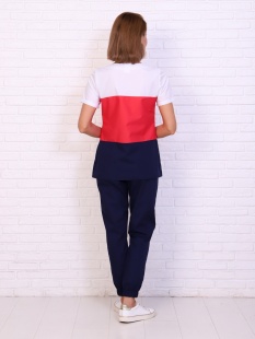 Костюм хирургический женский (трехцветный) фото 1935