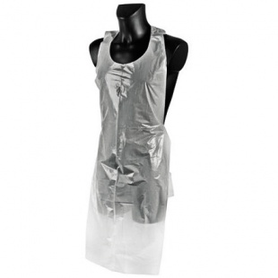 Фартук п\э 80х120 см прозрачный №50 (рулон) фото 4732