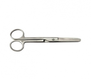 Ножницы медицинские 170 мм тупоконечные прямые фото 1400