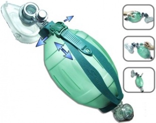 Мешок реанимационный типа Амбу (силикон, многоразовый, детский) Mederen фото 5282