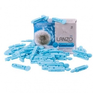Ланцет для прокола пальца Lanzo (1 шт) (аналог Айчек) фото 4304