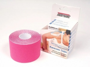 Кинезио-тейп 5*500 см Ergodynamic ERG-02 розовый фото 3305