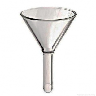 Воронка лабораторная стеклянная  d = 75 мм фото 3869