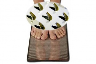 Акупунктурный аппликатор "Просто Полезно" менее колючий (Сталь) фото 2844