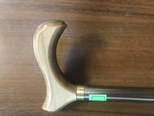 Трость телескопическая с УПС  ТР1(01)  (деревянная ручка) фото 4429