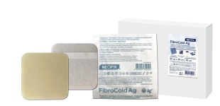 Повязка NEOFIX FibroCold Ag 10 х 10 см гидроколлоидная с ионами серебра фото 6073