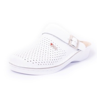 Сабо женские Леон арт. MED202W (белый) фото 5546