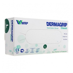 Перчатки латексные Dermagrip Classic размер L (8-9) - 50 пар/уп фото 909