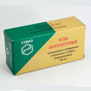 Иглы акупунктурные 0,2 х 30 мм Субал (100 шт) фото 2121
