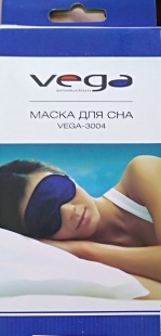 Маска для сна (повязка на глаза) Vega фото 3826