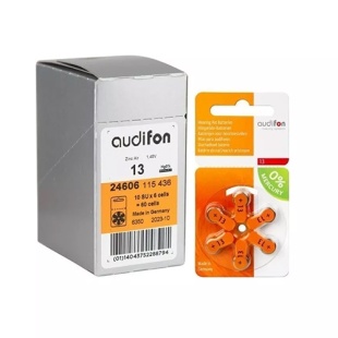Батарейки слуховые размер 13 Audiofon (Германия) фото 5841