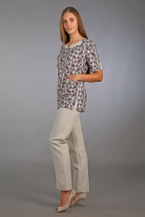 Костюм медицинский женский "Ирида Мед" модель 160 (лен, размер 54) фото 2553