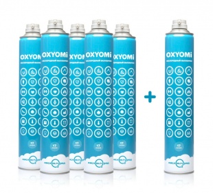 Кислородный баллончик OXYCO 17 л (без маски) фото 972