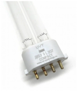 Бактерицидная лампа ДКБУ-9 цоколь 2G7 (к Солнышко ОУФК 09) фото 5174