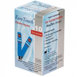 Полоски на холестерин Easy Touch GC фото 1353