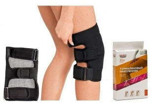 Турмалиновый наколенник с магнитными вставками BIOMAG фото 3485