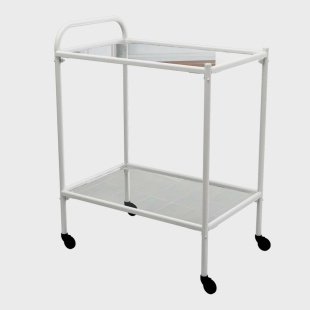 Столик инструментальный медицинский 2 полки (стекло-металл) фото 5646