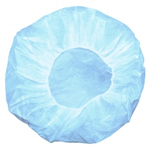 Шапочка - берет одноразовая (1 штука) плоская фото 3219