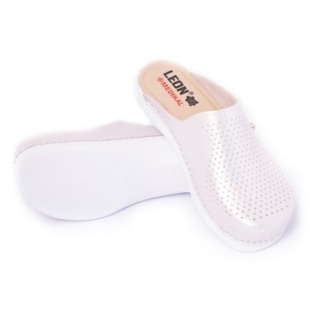 Сабо женские Леон  арт. MED115P (перламутр) фото 5520