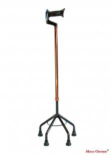 Трость 4х опорная ТР4  (с пирамидальным основанием) Мега Оптим фото 4451