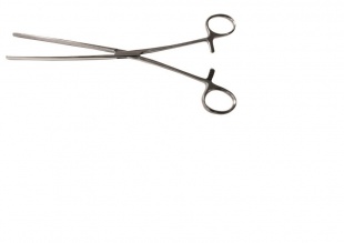 Зажим кишечный эластичный прямой 25 см фото 4845