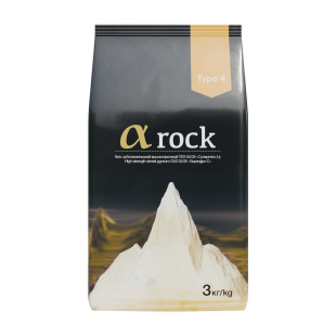 Гипс бежевый A Rock IV типа 3кг пакет фото 2438