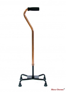 Трость 4х опорная ТР4  (с широким основанием) Мега Оптим фото 4449