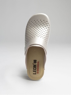 Сабо женские Леон арт. MED102P (перламутр) фото 5551