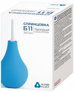 Спринцовка с твердым наконечником Б №11, 347 мл фото 3322
