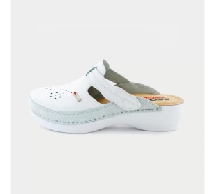 Сабо женские Леон  арт. MED156W (белый) фото 5537