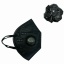 Респиратор KN95 (FFP2) с клапаном выдоха черный